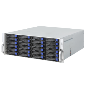 PCN-DAS24B<br><h5>[DAS(Direct-attached Storage), RAID or Non-RAID, 4U 24HDD Bay(max 576TB), Made in Korea]</h5>